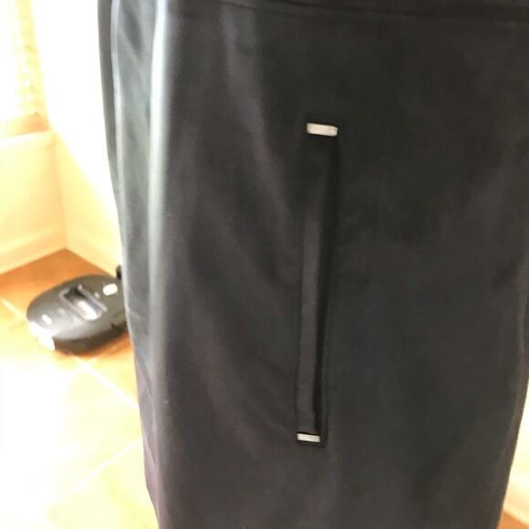 𝅺ELIE Tahari dress blue micro suede size 8 gorpcore - Picture 9 of 12